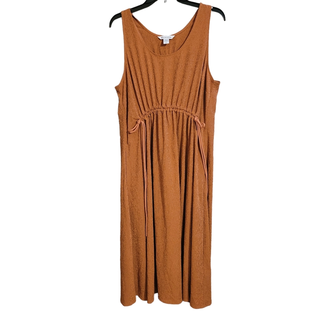 Athleta Echo Sleeveless Midi Athlesuire Dress